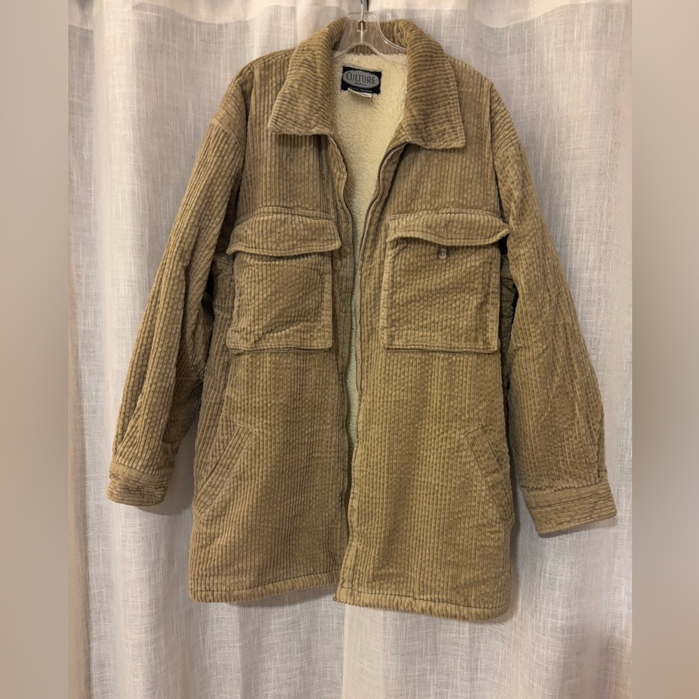 Culture Jeans Tan Corduroy Utility Jacket